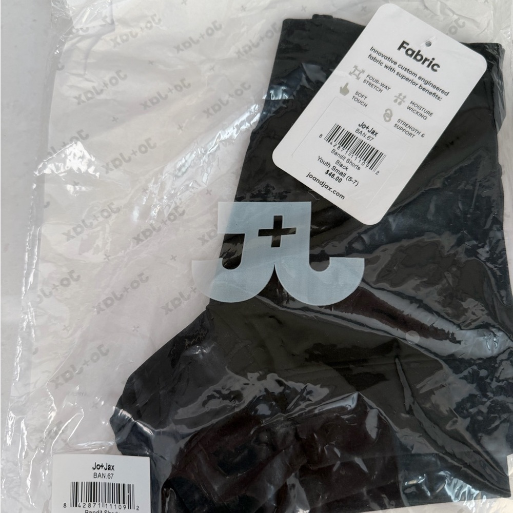 Jo and Jax black bandit short and bra top